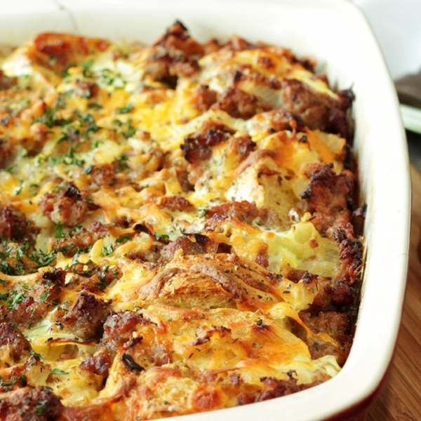 Cheddar Breakfast Casserole